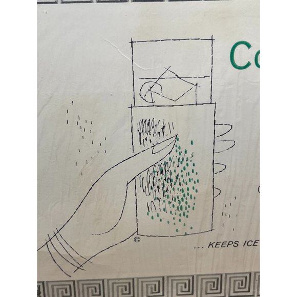 Coaster Classics by Hi-Jacs Mid Century Modern MCM Glass Sleeves with Gold Detai - Picture 3 of 7